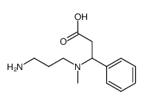 (R,S)-N-(2-aminopropyl)-N-methyl-β-phenyl-β-alanine结构式