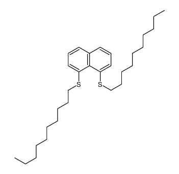 1,8-bis(decylsulfanyl)naphthalene Structure