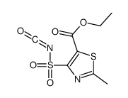 ethyl 4-isocyanatosulfonyl-2-methyl-1,3-thiazole-5-carboxylate结构式