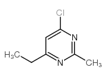 4-氯-6-乙基-2-甲基嘧啶结构式