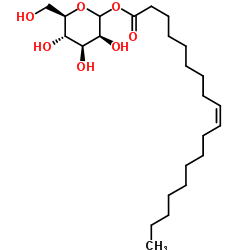 1-O-[(9Z)-9-Octadecenoyl]-D-mannopyranose Structure