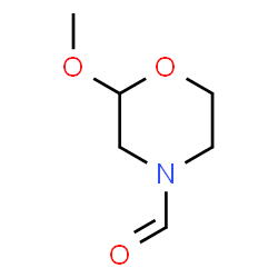 4-Morpholinecarboxaldehyde, 2-methoxy- (9CI) Structure