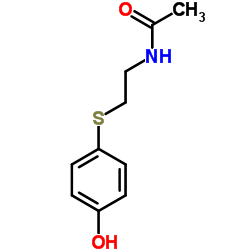 N-乙酰基-4-S-半胱胺基酚结构式