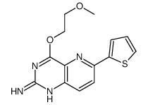4-(2-methoxyethoxy)-6-thiophen-2-ylpyrido[3,2-d]pyrimidin-2-amine Structure