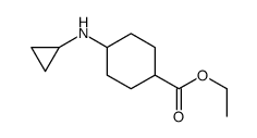 Cis-Ethyl 4-(Cyclopropylamino)Cyclohexanecarboxylate Structure