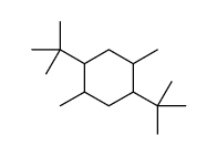 1,4-bis(1,1-dimethylethyl)-2,5-dimethylcyclohexane structure