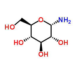 α-D-Glucopyranosylamine Structure