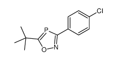 5-tert-butyl-3-(4-chlorophenyl)-1,2,4-oxazaphosphole Structure