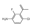 4-chloro-3-isopropene-2-fluoroaniline Structure