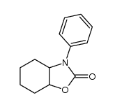 4,5-(hexahydrobenzo)-3-phenyl-1,3-oxazolidin-2-one结构式