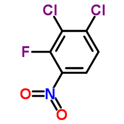 1,2-Dichloro-3-fluoro-4-nitrobenzene结构式