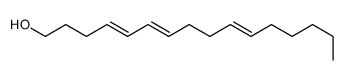 hexadeca-4,6,10-trien-1-ol Structure
