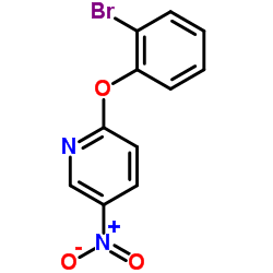 2-(2-Bromophenoxy)-5-nitropyridine Structure