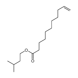 isopentyl undec-10-enoate结构式