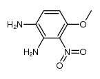 4-methoxy-3-nitro-1,2-phenylenediamine Structure