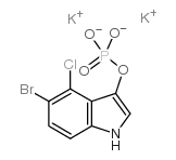 POTASSIUM 5-BROMO-4-CHLORO-1H-INDOL-3-YL PHOSPHATE structure