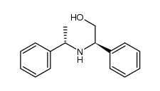 N-[(R)-2'-hydroxy-1'-phenylethyl]-(S)-1-phenyl-1-ethylamine结构式