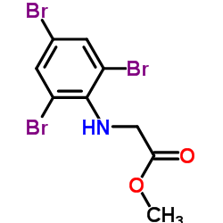 Methyl N-(2,4,6-tribromophenyl)glycinate结构式