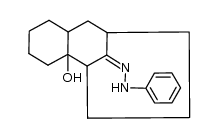phenylhydrazone of tricyclo(7.3.1.02,7)tridecan-2-ol-13-one Structure