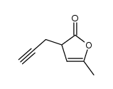 (+/-)-5-methyl-3-prop-2-ynyl-3H-furan-2-one Structure