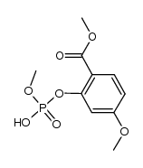 methyl 2-(methoxycarbonyl)-5-methoxyphenyl phosphate结构式