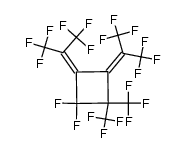 perfluoro-1,2-diisopropylidene-3,3-dimethylcyclobutane结构式