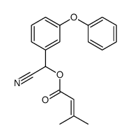 [cyano-(3-phenoxyphenyl)methyl] 3-methylbut-2-enoate Structure