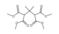 tetramethyl 2,2-dimethylpropane-1,1,3,3-tetracarboxylate结构式