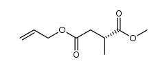 (R)-4-allyl 1-methyl 2-methylsuccinate结构式