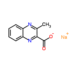 sodium 3-methylquinoxaline-2-carboxylate Structure