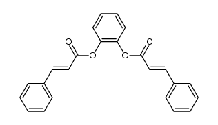 1,2-bis(cinnamoyloxy)benzene Structure