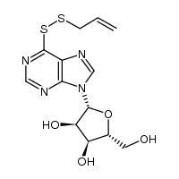 S-allylthio-6-mercaptopurine riboside Structure