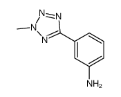3-(2-甲基-2H-四唑-5-基)苯胺结构式
