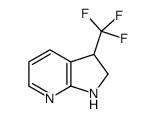 3-(Trifluoromethyl)-2,3-dihydro-1H-pyrrolo[2,3-b]pyridine Structure