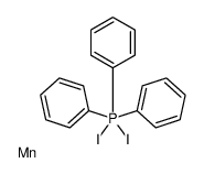 diiodo(triphenyl)-λ5-phosphane,manganese Structure