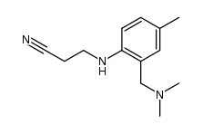 3-((2-((dimethylamino)methyl)-4-methylphenyl)amino)propanenitrile Structure