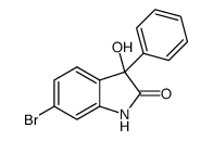 6-bromo-3-hydroxy-3-phenylindolin-2-one Structure