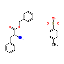 2-氨基-3-苯基丙酸苄酯-4-甲基苯磺酸盐结构式