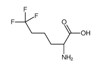 (2R)-2-amino-6,6,6-trifluorohexanoic acid结构式