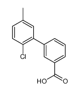 2-Chloro-5-methylbiphenyl-3-carboxylic acid structure