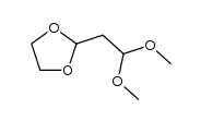 2-(2',2'-dimethoxyethyl)-(1,3)-dioxolane Structure