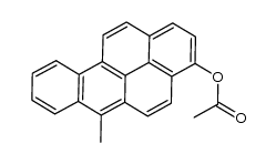 6-methylbenzo[pqr]tetraphen-3-yl acetate Structure