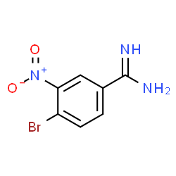 BENZENECARBOXIMIDAMIDE,4-BROMO-3-NITRO-,HYDROCHLORIDE (1:1) Structure
