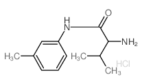 2-Amino-3-methyl-N-(3-methylphenyl)butanamide hydrochloride结构式