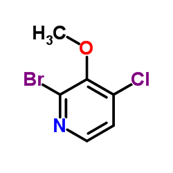2-Bromo-4-chloro-3-methoxypyridine Structure