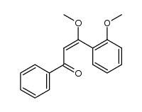 (E)-2,7-Dimethoxychalcone Structure
