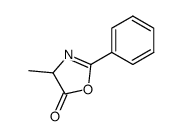 4-methyl-2-phenyl-2-oxazoline-5-one Structure