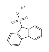 9-fluorenesulfonic acid, potassium salt Structure