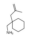 [1-(2-methylprop-2-enyl)cyclohexyl]methanamine Structure