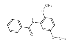 N-(2,5-二甲氧基苯基)苯甲酰胺结构式
